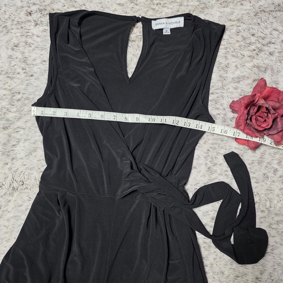 Emma & Michele Black Sleeveless Romper - Medium - Picture 4 of 8